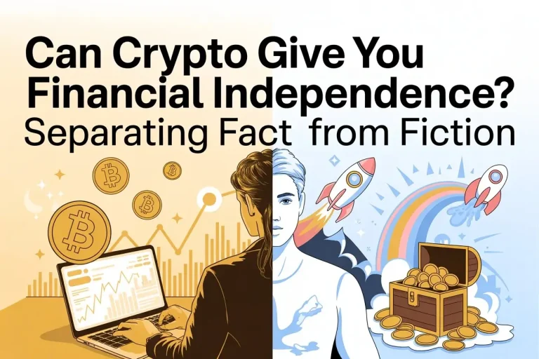 Can Crypto Give You Financial Independence Separating Fact From Fiction Featured image