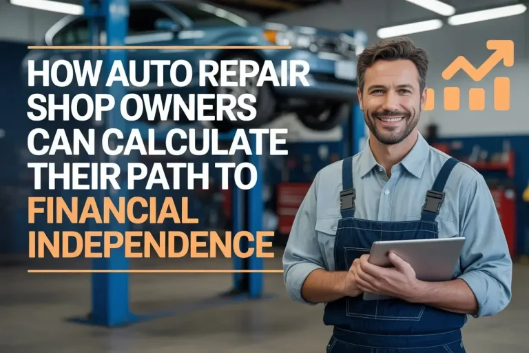 How Auto Repair Shop Owners Can Calculate Their Path to Financial Independence