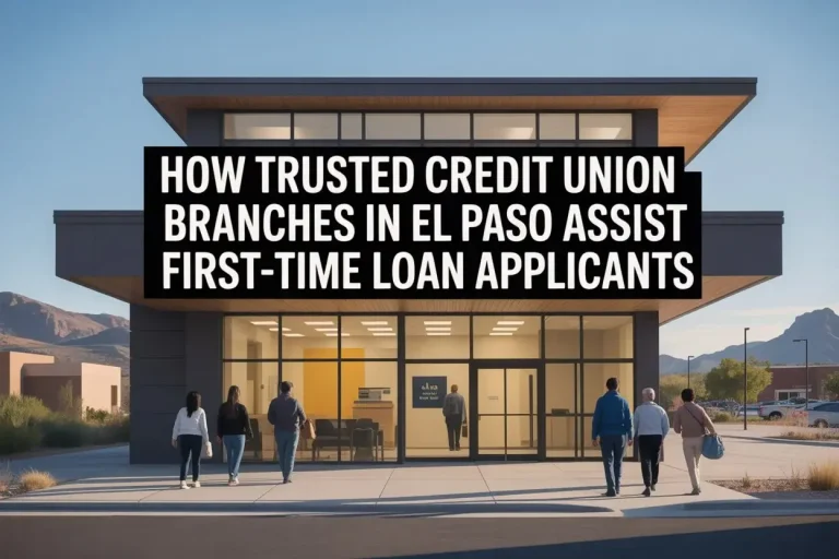 How Trusted Credit Union Branches in El Paso Assist First-Time Loan Applicants