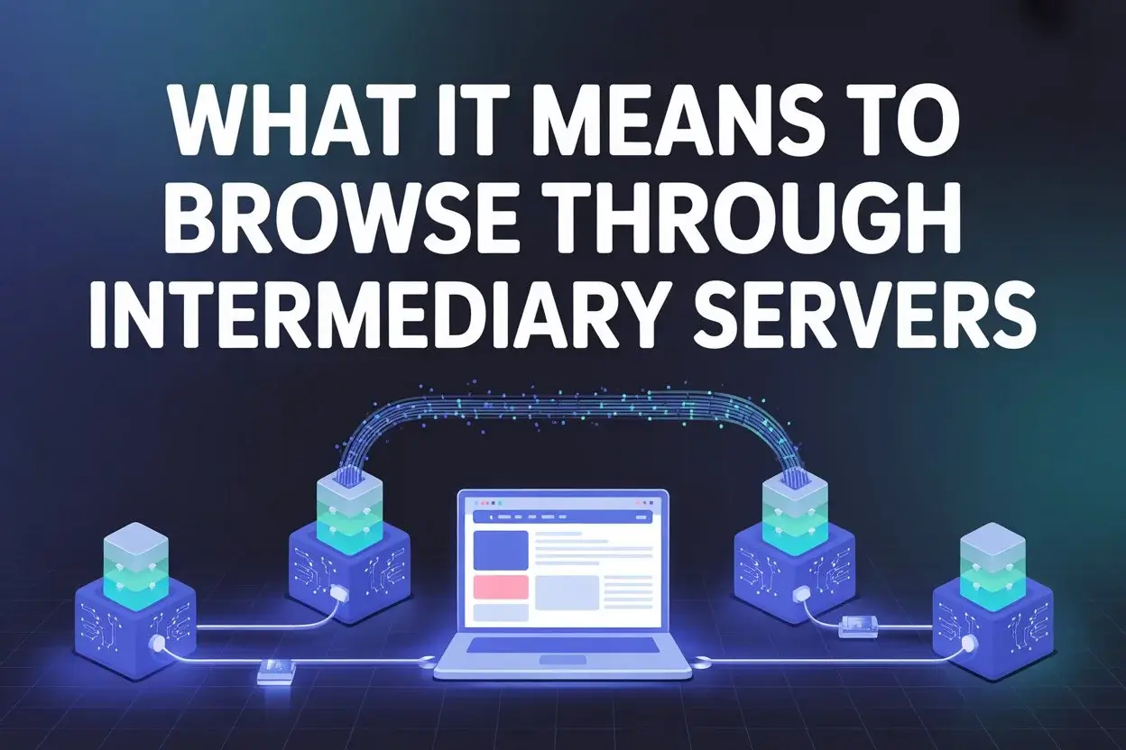 What It Means to Browse Through Intermediary Servers