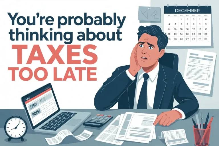 You're Probably Thinking About Taxes Too Late