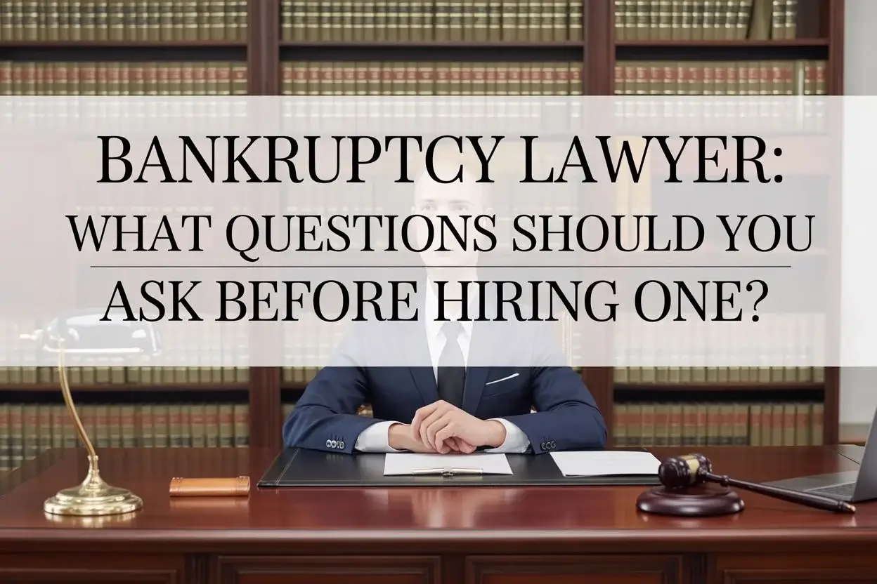 Bankruptcy Lawyer What Questions Should You Ask Before Hiring One