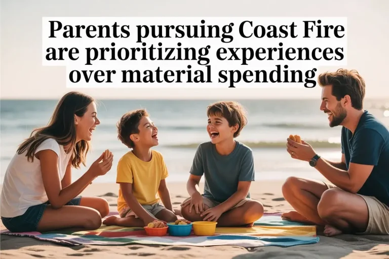 Parents Pursuing Coast FIRE Are Prioritizing Experiences Over Material Spending