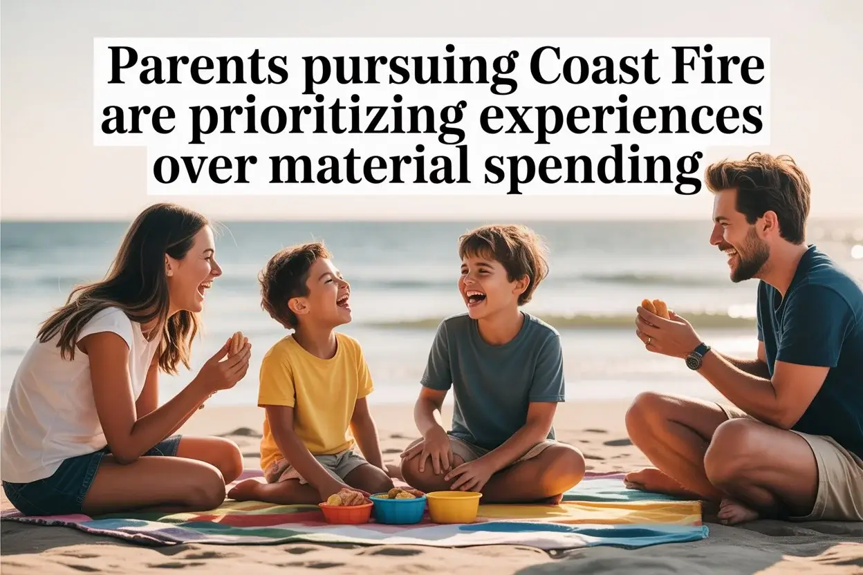 Parents Pursuing Coast FIRE Are Prioritizing Experiences Over Material Spending