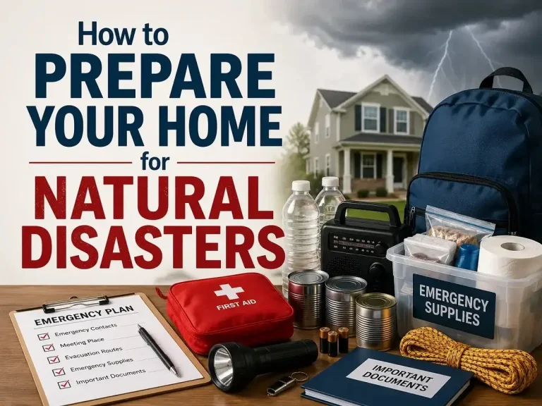 How to Prepare Your Home for Natural Disasters