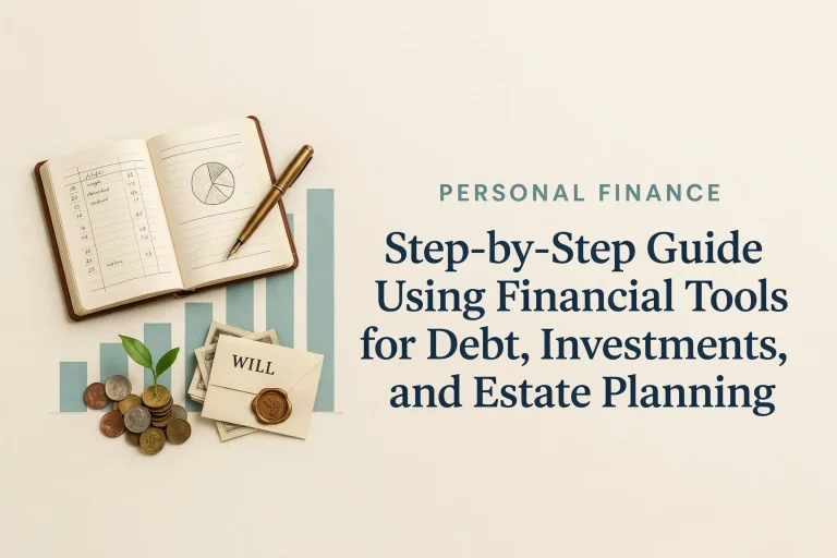 Step-by-Step Guide to Using Financial Tools for Debt, Investments, and Estate Planning Featured imge
