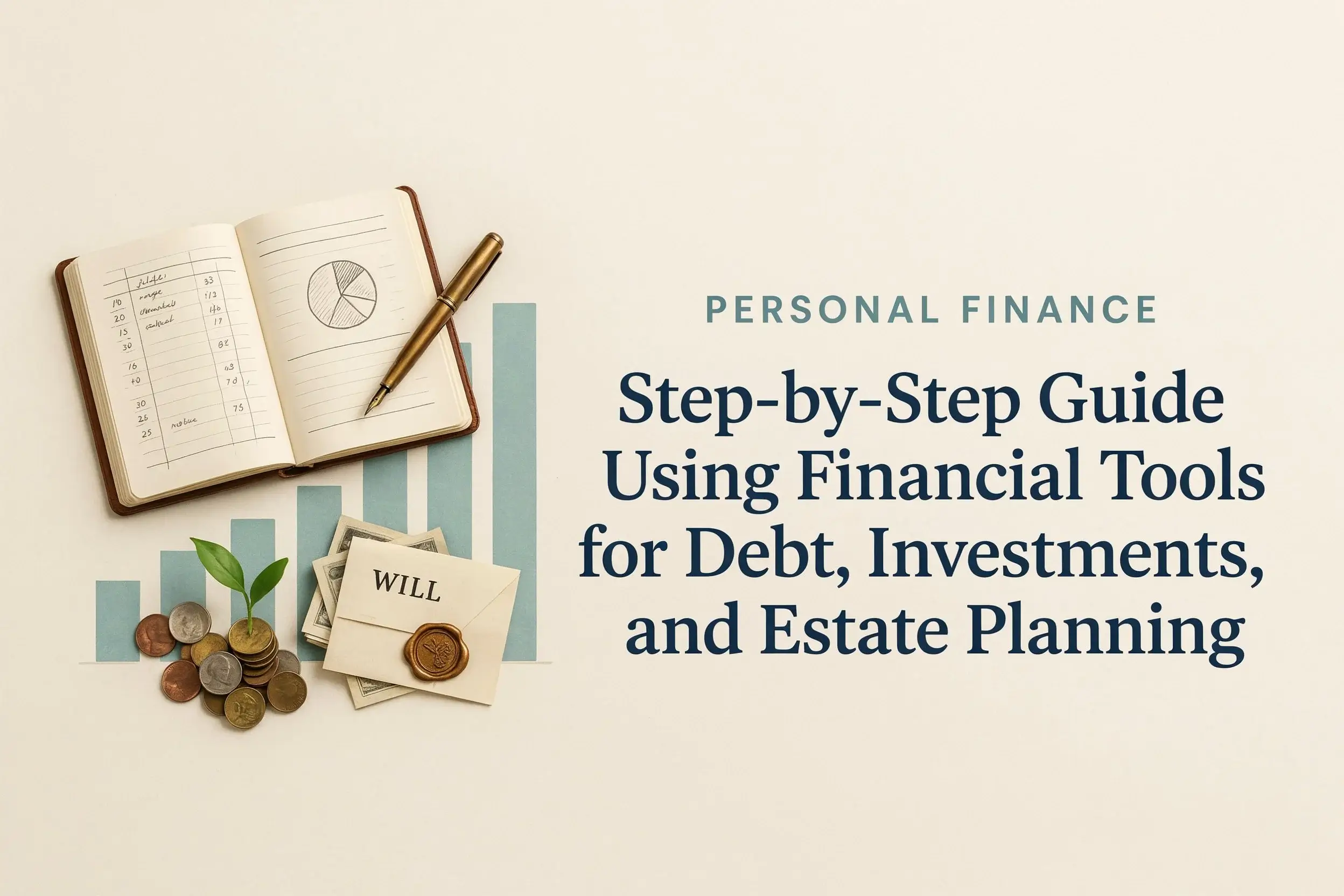 Step-by-Step Guide to Using Financial Tools for Debt, Investments, and Estate Planning Featured imge