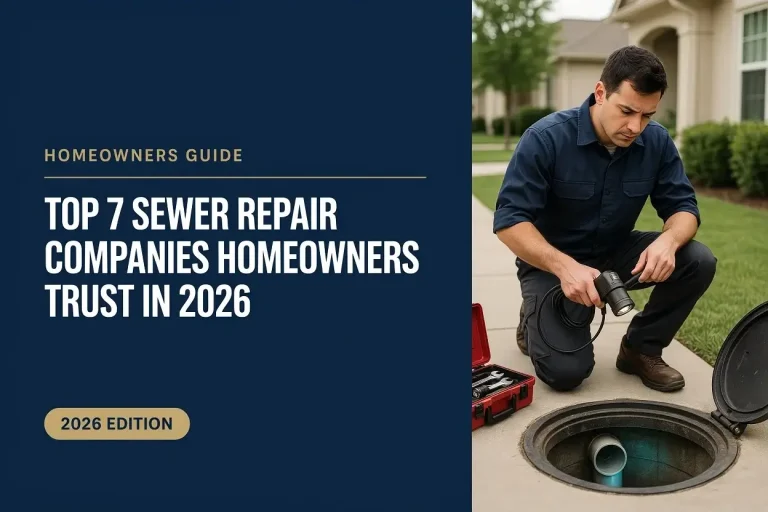 Top 7 Sewer Repair Companies Homeowners Trust in 2026
