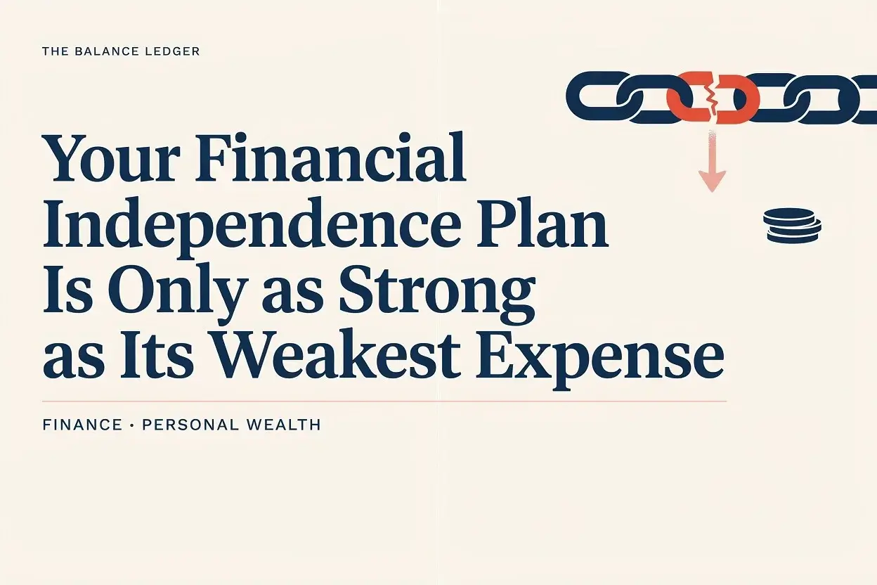 Your Financial Independence Plan Is Only as Strong as Its Weakest Expense