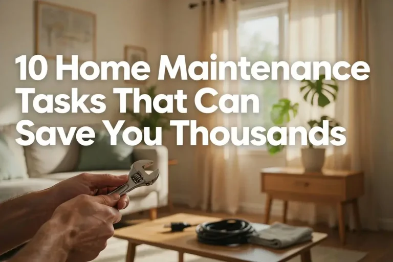 10 Home Maintenance Tasks That Can Save You Thousands