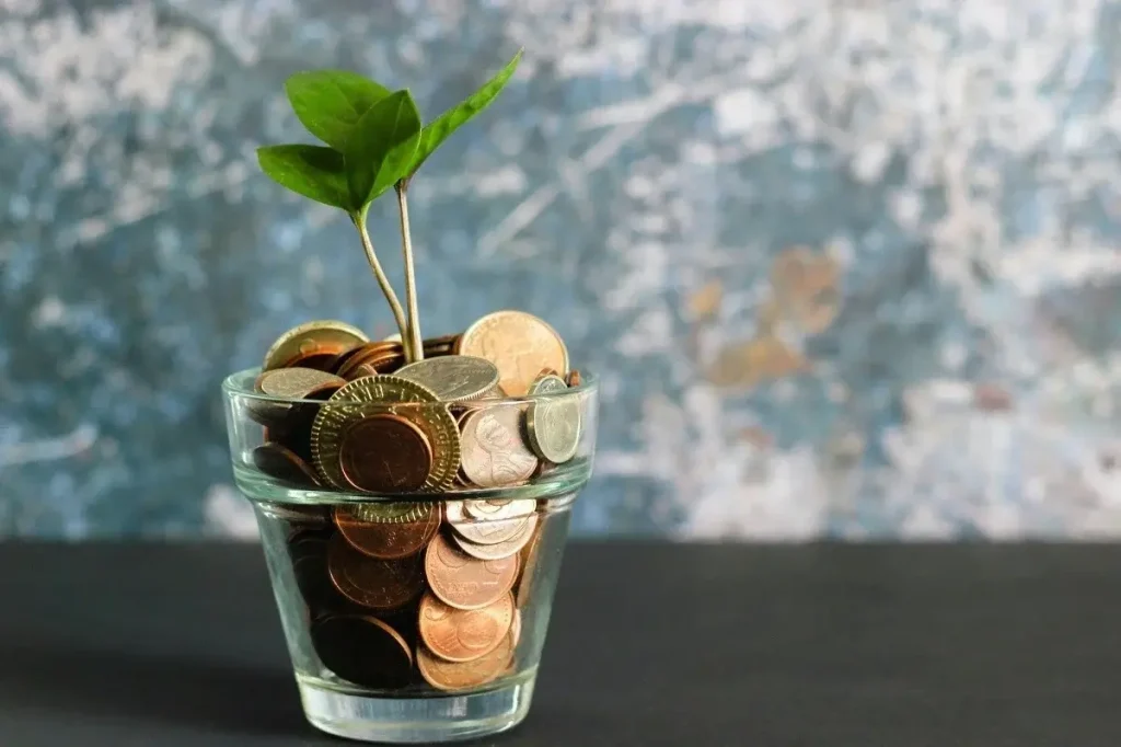 Coins-in-glass