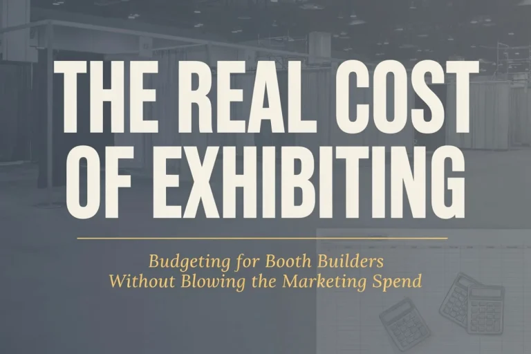 The Real Cost of Exhibiting: Budgeting for Booth Builders Without Blowing the Marketing Spend