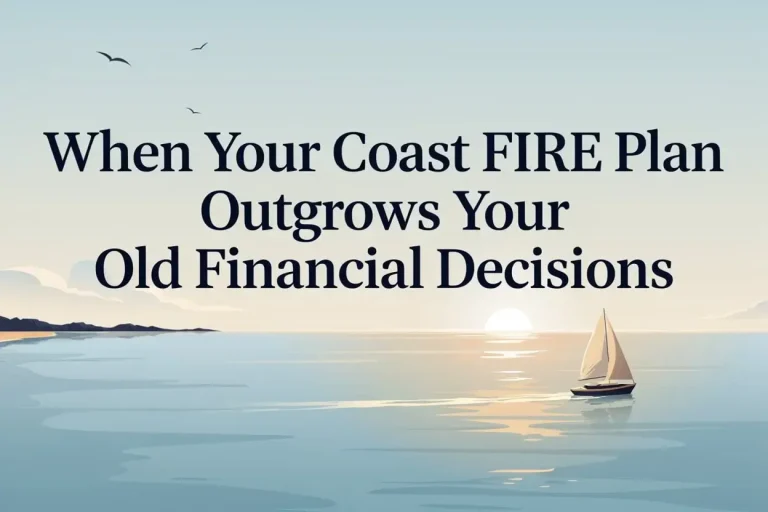 When Your Coast FIRE Plan Outgrows Your Old Financial Decisions