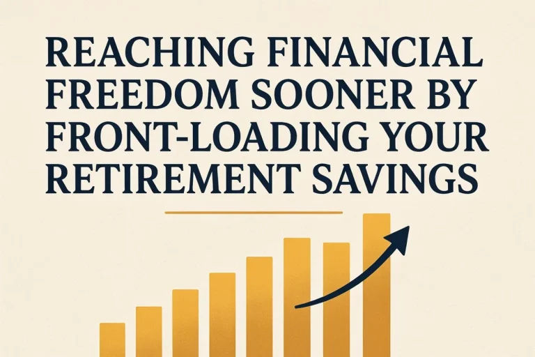 Reaching Financial Freedom Sooner by Front-Loading Your Retirement Savings