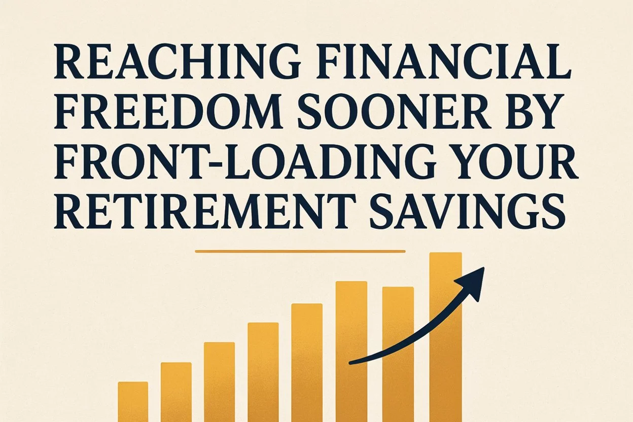 Reaching Financial Freedom Sooner by Front-Loading Your Retirement Savings
