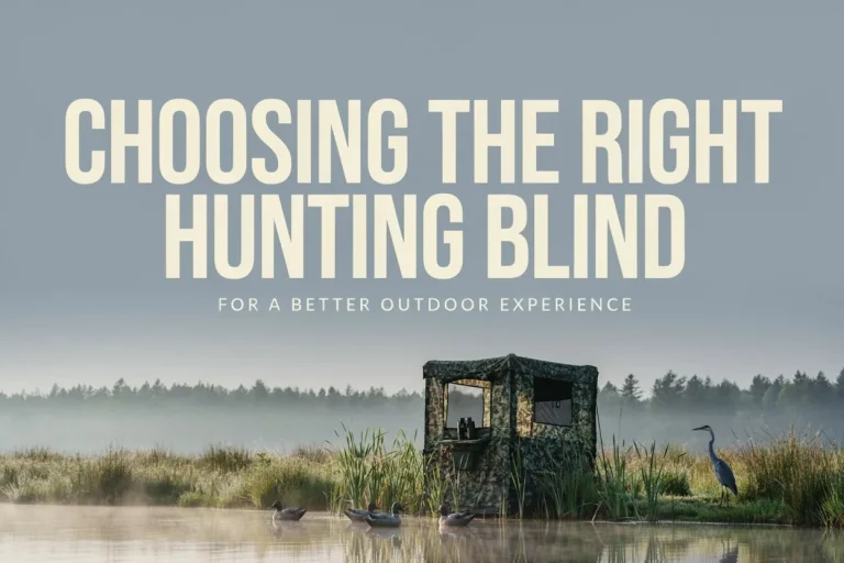 Choosing the Right Hunting Blind for a Better Outdoor Experience