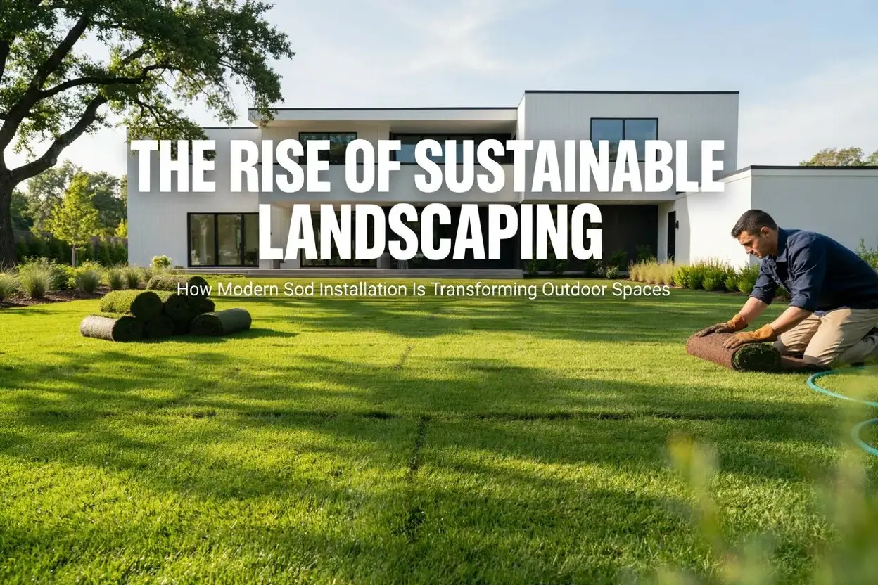 The Rise of Sustainable Landscaping How Modern Sod Installation Is Transforming Outdoor Spaces