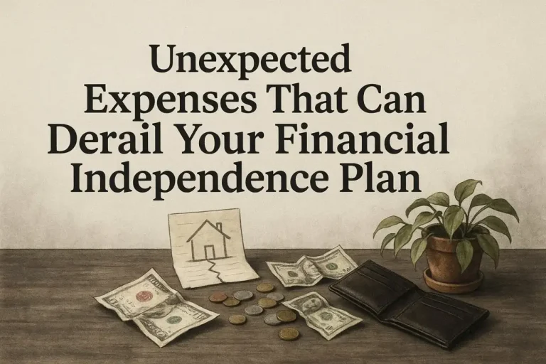 Unexpected Expenses That Can Derail Your Financial Independence Plan