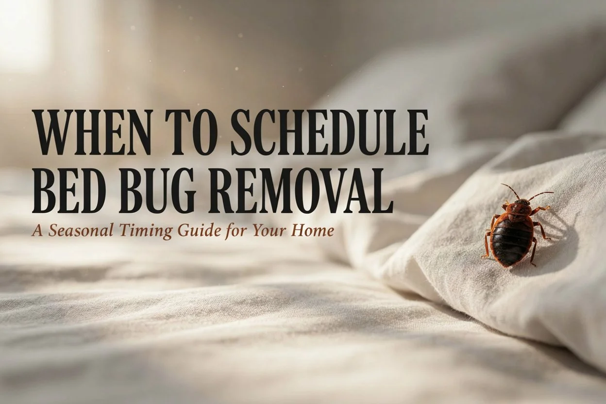 When to Schedule Bed Bug Removal A Seasonal Timing Guide for Your Home