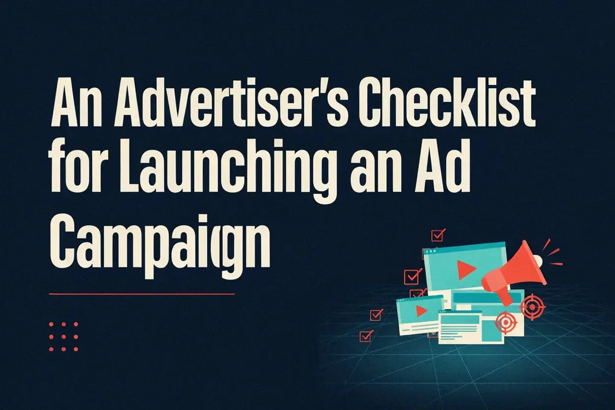 An Advertiser’s Checklist for Launching an Ad Network Campaign