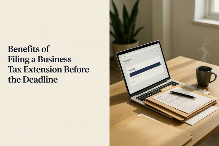 Benefits of Filing a Business Tax Extension Before the Deadline