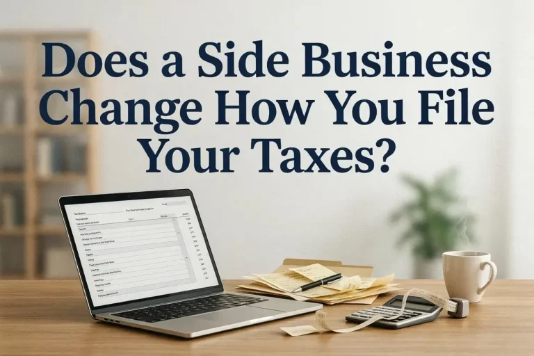 Does a Side Business Change How You File Your Taxes