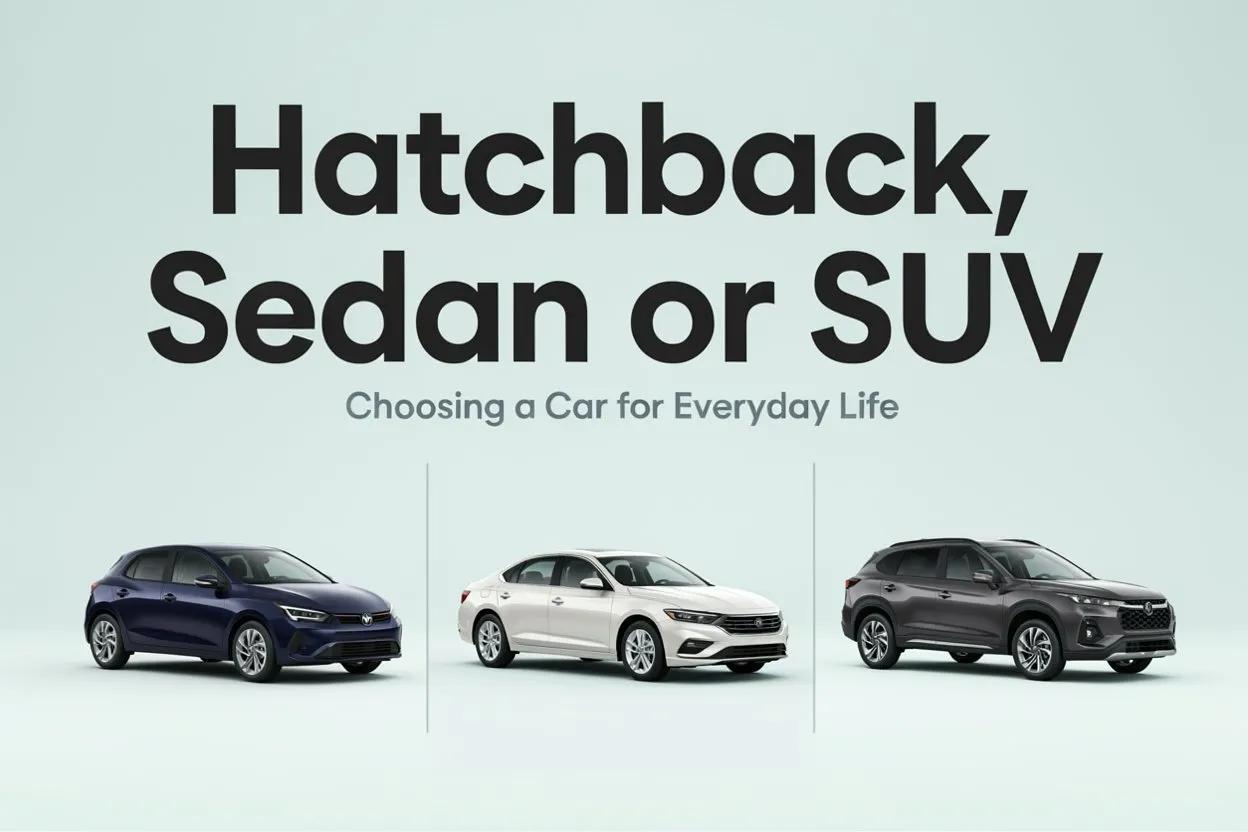 Hatchback, Sedan or SUV Choosing a Car for Everyday Life
