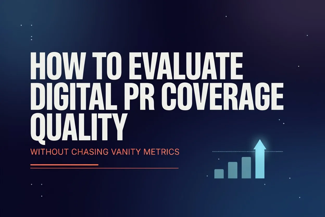 How to Evaluate Digital PR Coverage Quality Without Chasing Vanity Metrics