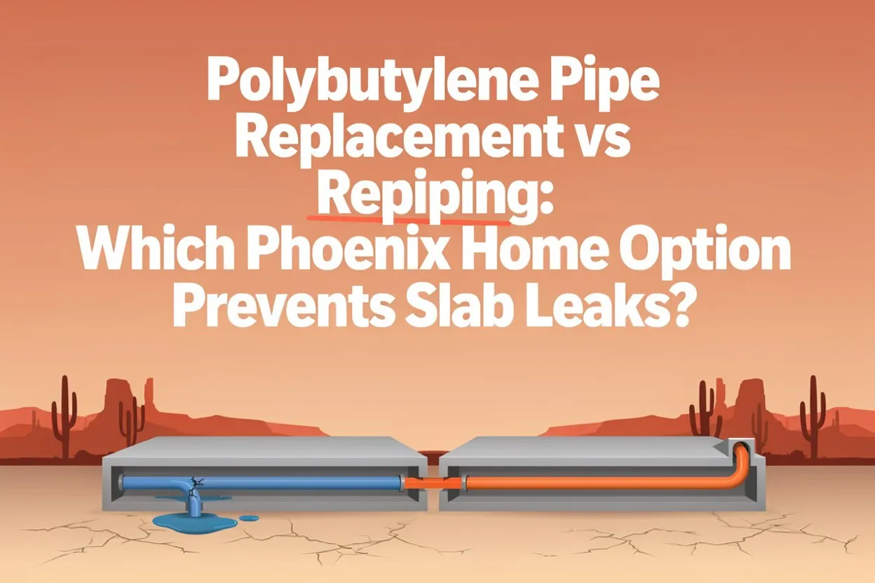 Polybutylene Pipe Replacement vs Repiping Which Phoenix Home Option Prevents Slab Leaks