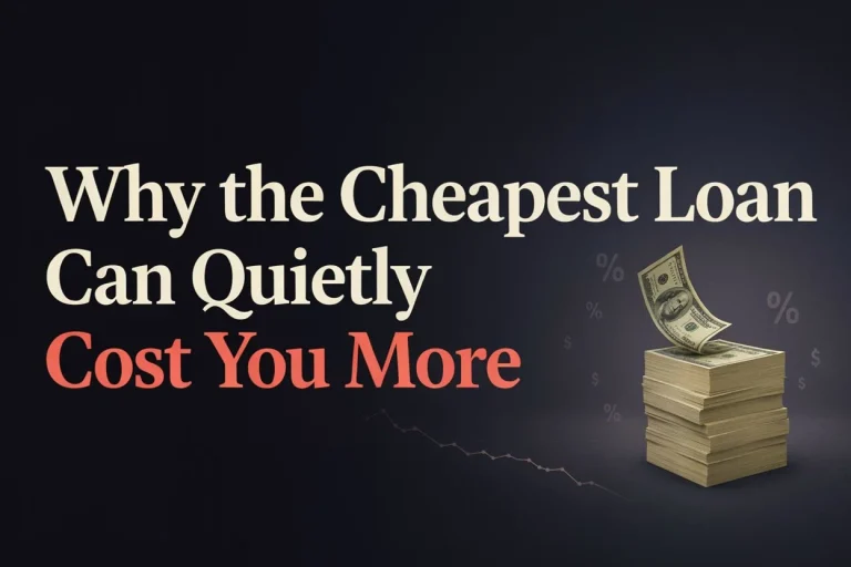 Why the Cheapest Loan Can Quietly Cost You More
