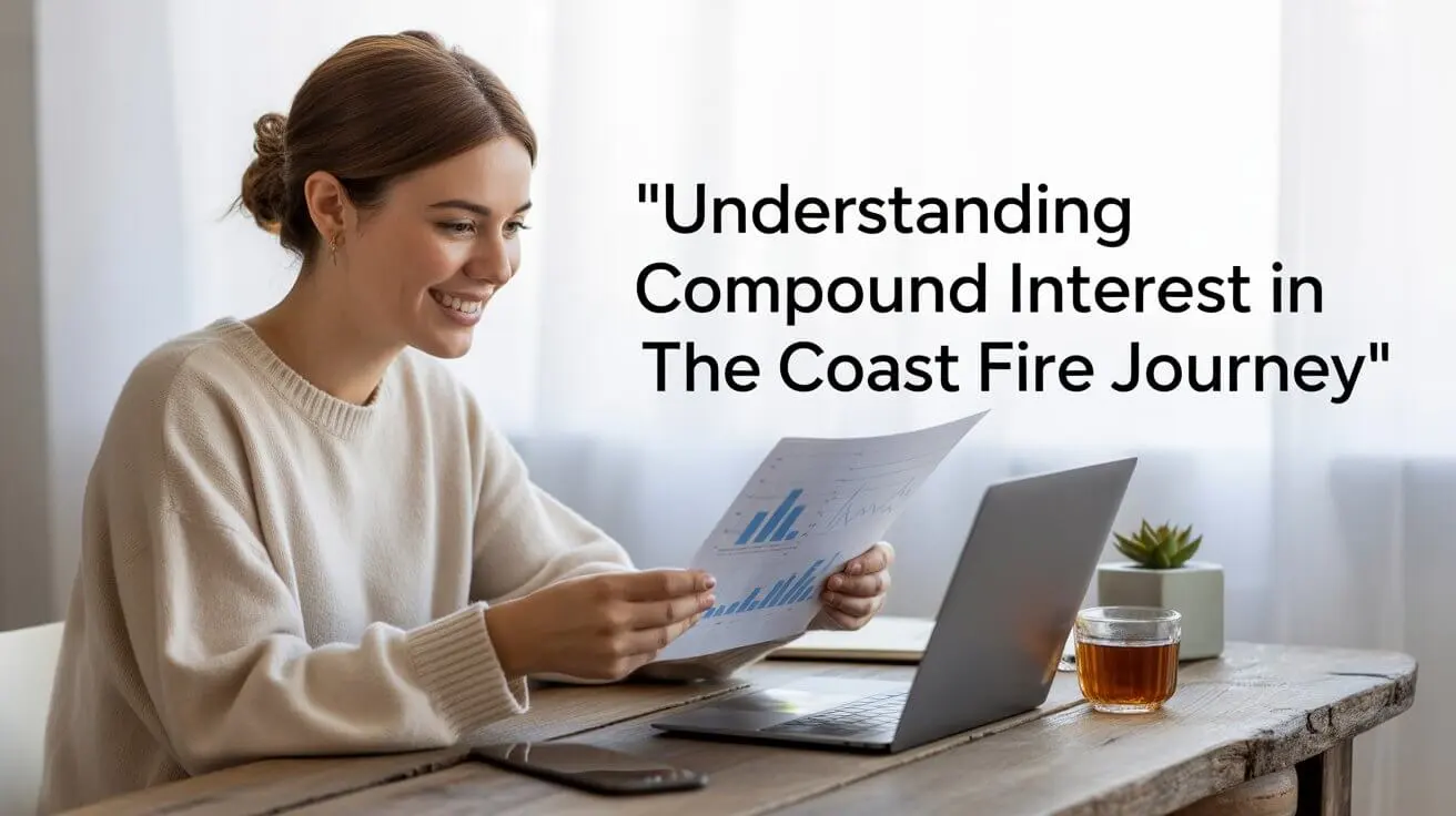 Understanding Compound Interest in the Coast FIRE Journey 1 Investor visualizing compound growth toward Coast FIRE